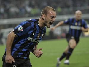 斯内德：每次回米兰城都很开心，国米绝对不能输球必须晋级半决赛